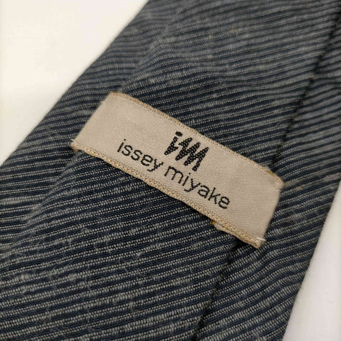 アイムプロダクトイッセイミヤケ im product ISSEY MIYAKE レジメンタル シャドー ストライプ 絹 シルク 100% ネクタイ メンズ