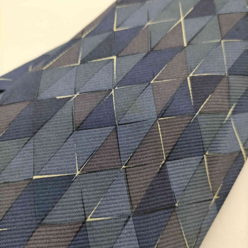アイムプロダクトイッセイミヤケ im product ISSEY MIYAKE レジメンタル 総柄 絹 シルク 100% ネクタイ メンズ