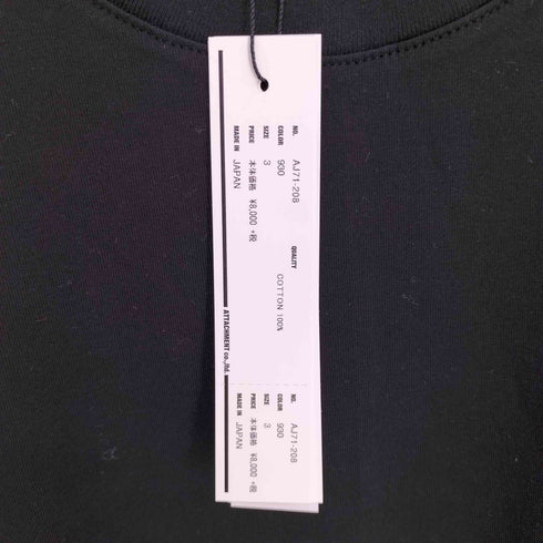 アタッチメント ATTACHMENT クルーネックTシャツ メンズ JPN:3