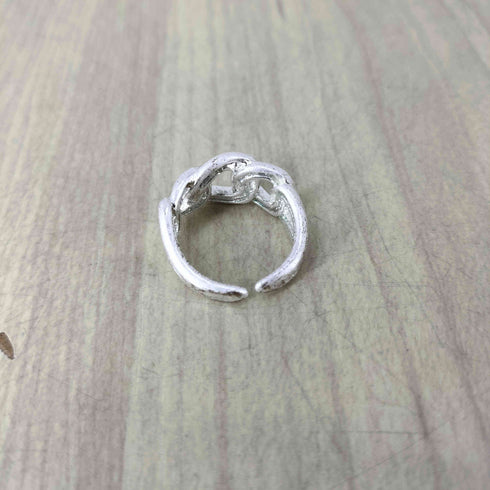 チェーンデザインリング レディース 9号