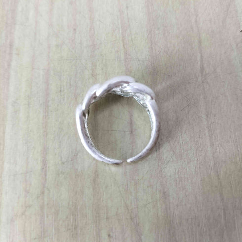 チェーンデザインリング レディース 9号