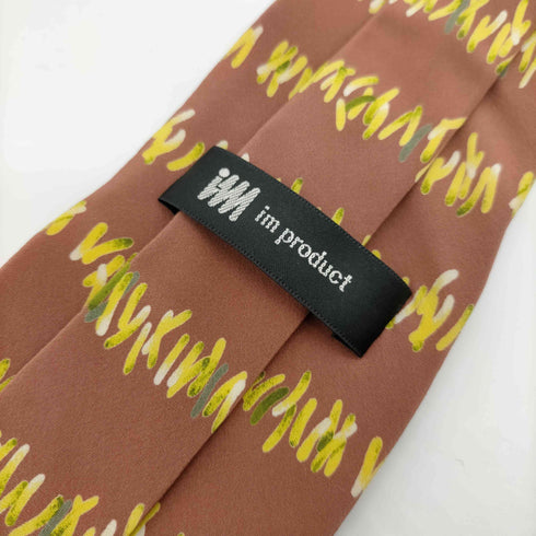 アイムプロダクトイッセイミヤケ im product ISSEY MIYAKE 総柄 絹 シルク 100% ネクタイ メンズ