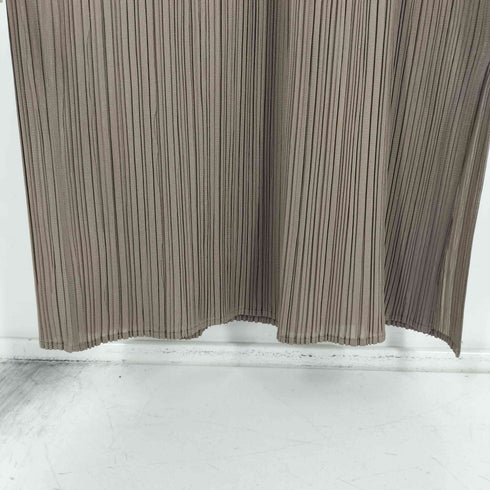 プリーツプリーズイッセイミヤケ PLEATS PLEASE ISSEY MIYAKE 90S サイドスリット ノースリーブ ワンピース レディース JPN:2