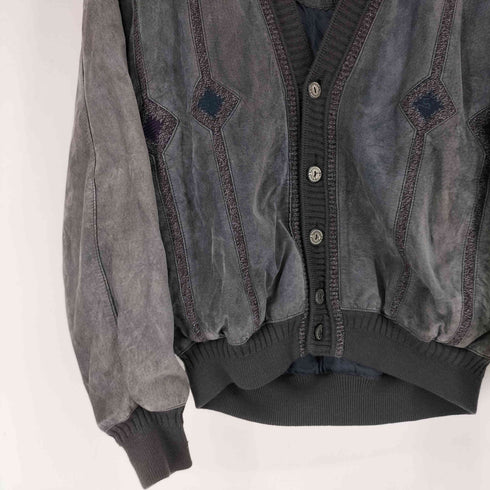 TORRAS スエードレザードッキングカーディガン メンズ