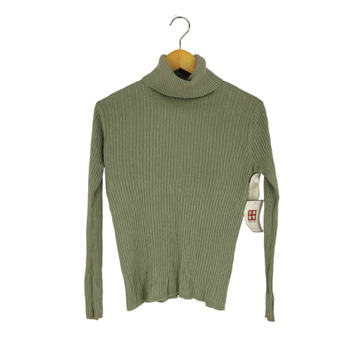 ブルックスブラザーズ BROOKS BROTHERS ケーブル編み シルク タートルネック ニット レディース import:M