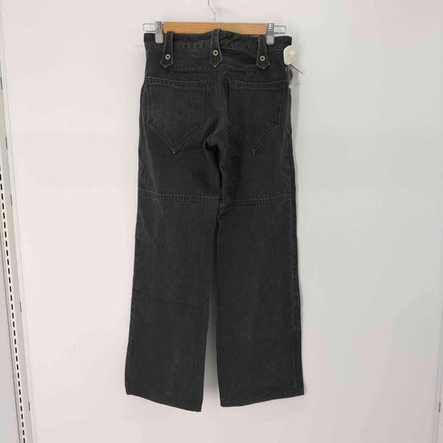 バジュラ bajra リペア加工 ブラックデニムパンツ メンズ JPN:S