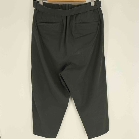 カズユキクマガイアタッチメント KAZUYUKI KUMAGAI ATTACHMENT 30/2強撚ツイル ベルト付ワイドテーパードパンツ メンズ JPN:3