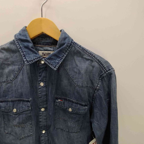 トミーヒルフィガー TOMMY HILFIGER デニム ウエスタンシャツ メンズ import:M