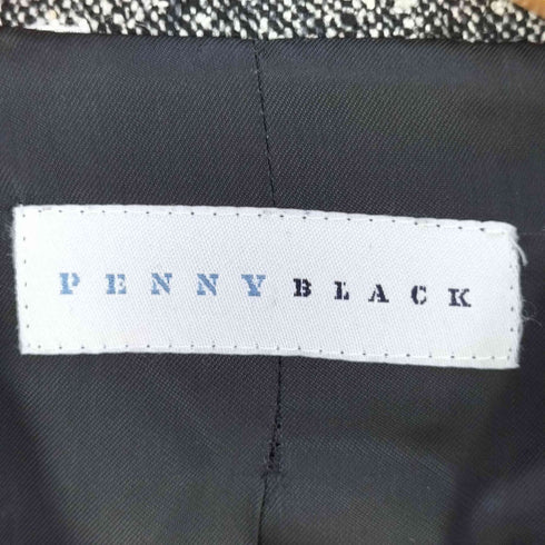 PENNY BLACK イタリア製 シルク混 ウール ジャケット スラックス セットアップ レディース 42