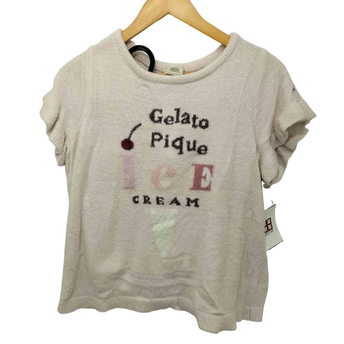 ジェラートピケ gelato pique スムーズィーアイスジャガードプルオーバー + ショートパンツ ルームウェア セットアップ レディース FREE