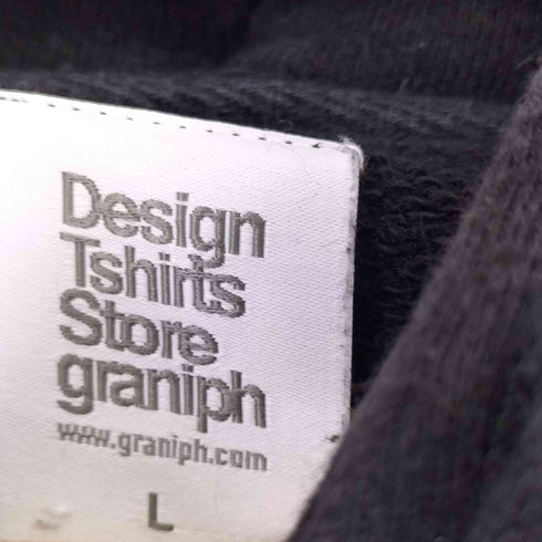 デザインティーシャツストアグラニフ Design Tshirts Store graniph フロントプリントプルオーバーパーカー メンズ JPN:L