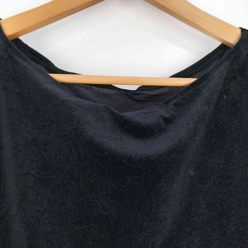 アメリ AMERI UND 2WAY SHEER VELOUR LOOSE TOP ベロア カットソー レディース FREE