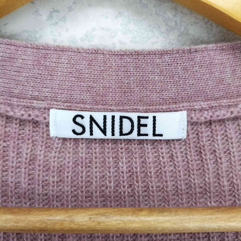 スナイデル snidel フロントディフォメーションカーディガン レディース FREE
