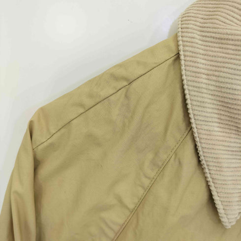 ザラ ZARA 襟コーデュロイクロップドジャケット レディース import:M