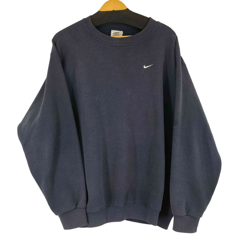 ナイキ NIKE 00S ワンポイントスウィッシュクルーネックスウェット メンズ JPN:M