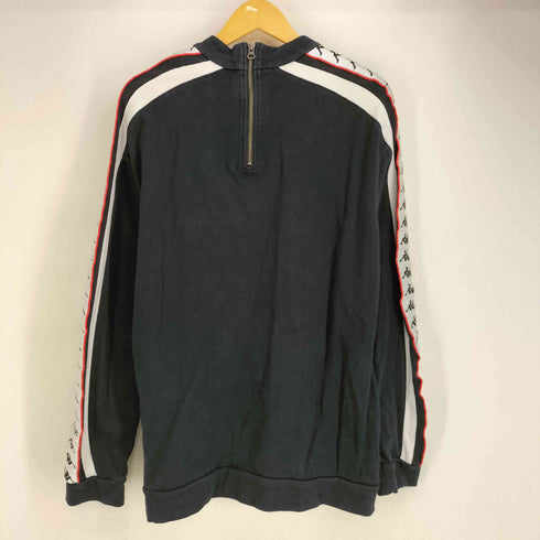 カッパ Kappa ロゴプリント バックジップ スウェット プルオーバー メンズ JPN:XL