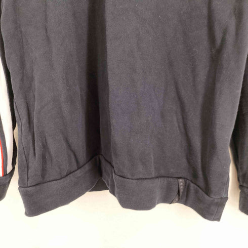 カッパ Kappa ロゴプリント バックジップ スウェット プルオーバー メンズ JPN:XL