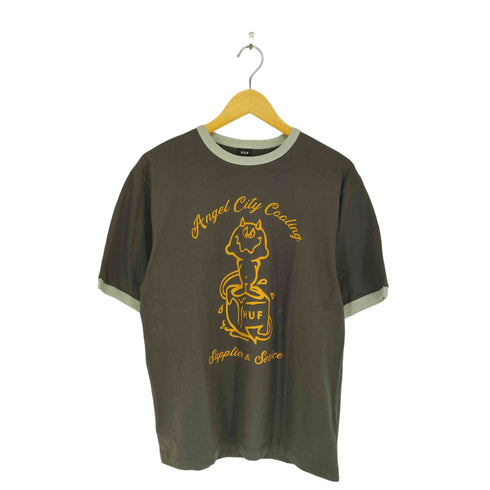ハフ HUF SUPPLIES & SERVICE RINGER TEE メンズ JPN:M