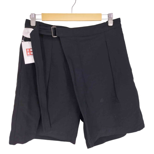 カズユキクマガイアタッチメント KAZUYUKI KUMAGAI ATTACHMENT 強撚リネンコットンリネンオックスラップワイドショーツ メンズ JPN:3