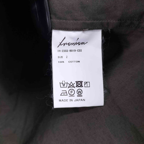 IRENISA Fly Front Short-Sleeved Shirt メンズ JPN:2