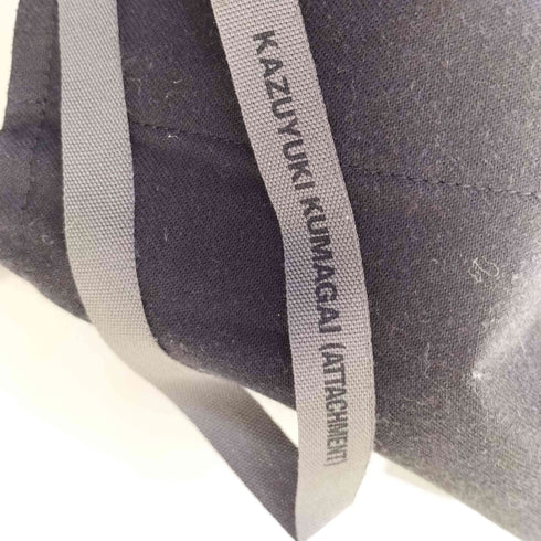 カズユキクマガイアタッチメント KAZUYUKI KUMAGAI ATTACHMENT ソリビアツイルベルト付ワイドテーパードサマーパンツ メンズ JPN:3