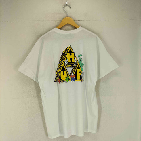 ハフ HUF SATURDAY MORNING TRIPLE TRIANGLE TEE メンズ import:L