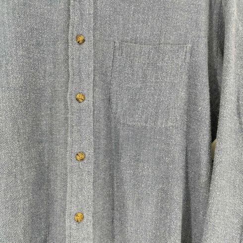 ブルックスブラザーズ BROOKS BROTHERS ヘリンボーン L/S BD シャツ メンズ import:L