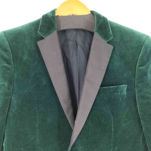 バーバリーロンドン BURBERRY LONDON ベロア テーラードジャケット メンズ 46R
