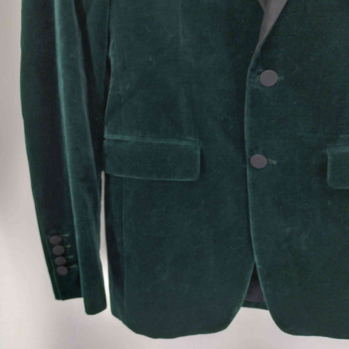 バーバリーロンドン BURBERRY LONDON ベロア テーラードジャケット メンズ 46R