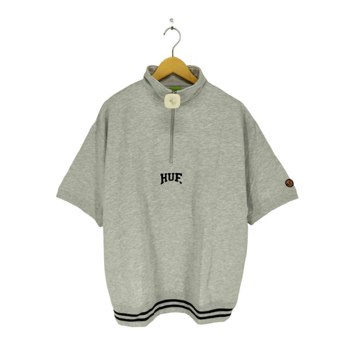 ハフ HUF DRAFT PICK S/S ZIP FLEECE メンズ import:L