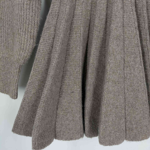 ワンアフターアナザーナイスクラップ one after another NICE CLAUP 25AW オフショルプリーツニットミニワンピ レディース JPN:S
