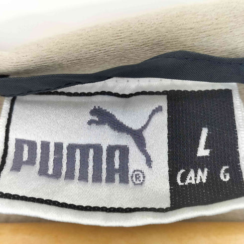 プーマ PUMA 90-00s 裏地メッシュ ロゴパッチ アノラックパーカー 裾ドローコード Y2K メンズ import:L