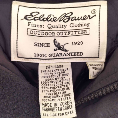 エディーバウアー Eddie Bauer 90s 白タグ WETHEREDGE ナイロン マウンテンパーカー メンズ import:L