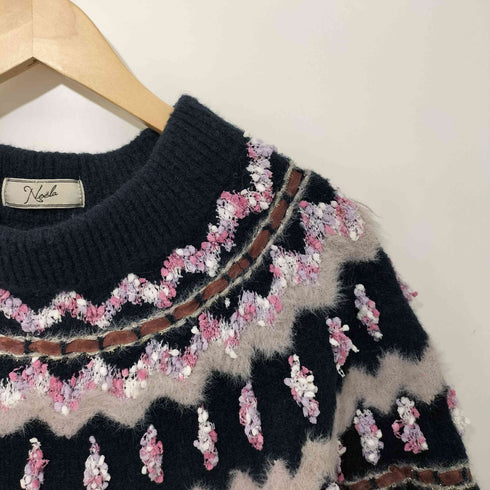 ノエラ Noela ファンシー求心ニットワンピ レディース