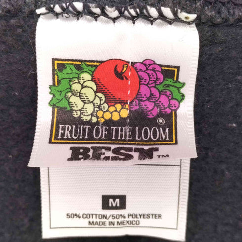 フルーツオブザルーム FRUIT OF THE LOOM 90sメキシコ製 new york city 刺繍 クルーネックスウェット メンズ import:M