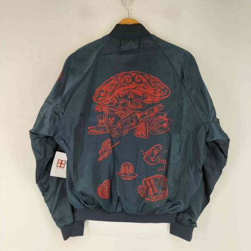 FUNNY FARM 両面プリントスタジャン メンズ import:S