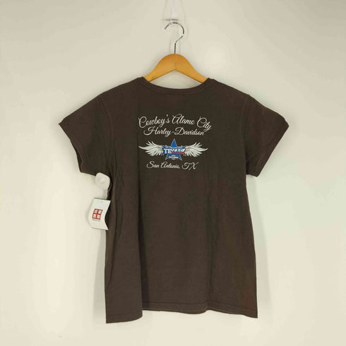 ハーレーダビッドソン HARLEY-DAVIDSON Y2K 両面プリント クルーネック Tシャツ レディース import:M
