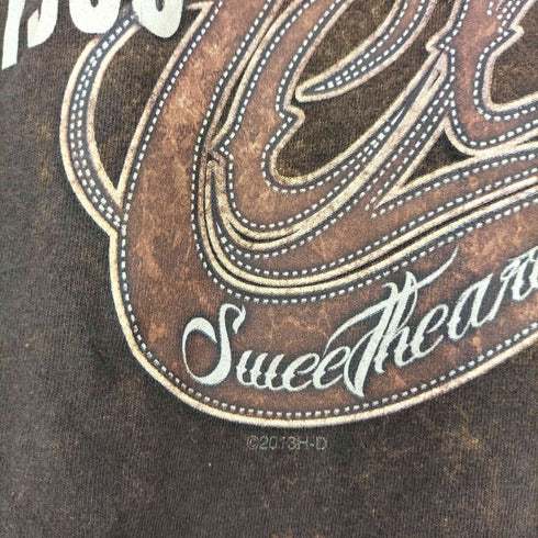 ハーレーダビッドソン HARLEY-DAVIDSON Y2K 両面プリント クルーネック Tシャツ レディース import:M