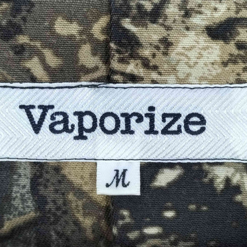 ヴェイパライズ VAPORIZE 襟レザー 裏地リアルツリーカモ コート メンズ JPN:M