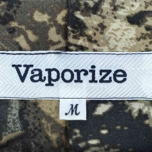ヴェイパライズ VAPORIZE 襟レザー 裏地リアルツリーカモ コート メンズ JPN:M
