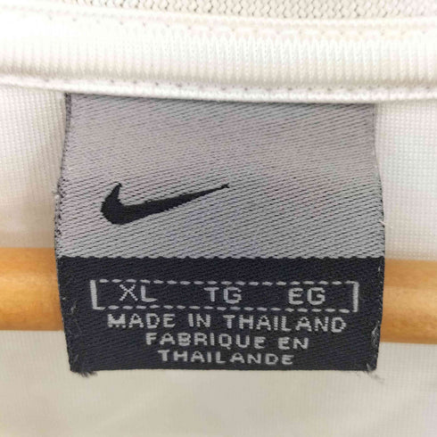 ナイキ NIKE 00s センタースウッシュ メッシュ切替 Vネック ゲームシャツ メンズ import:XL
