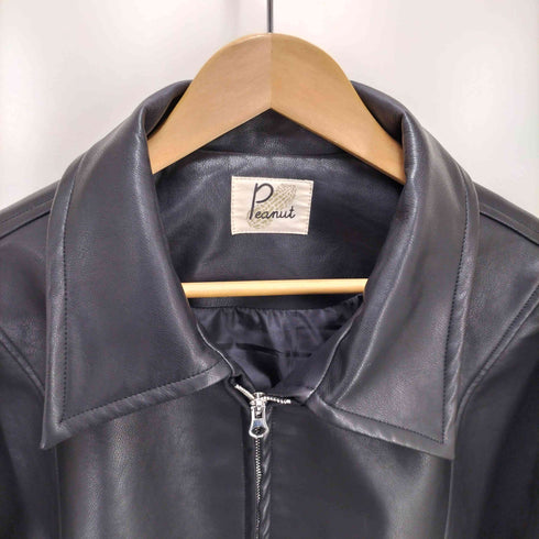ピーナッツ PEANUTS フェイクレザージャケット メンズ JPN:L