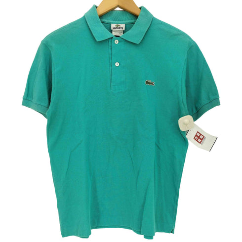 ラコステ LACOSTE 90s ワンポイントロゴ 鹿の子 ポロシャツ メンズ 3