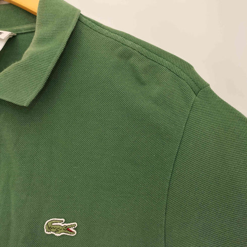 ラコステ LACOSTE 90s ワンポイントロゴ 鹿の子 ポロシャツ メンズ 4