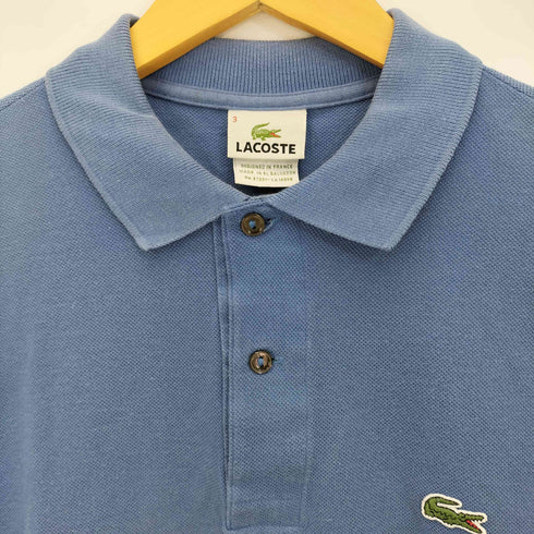 ラコステ LACOSTE 90s ワンポイントロゴ 鹿の子 ポロシャツ メンズ 3