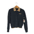 ザラ ZARA コントラストダブルレイヤーポロニットカーディガン レディース import:M