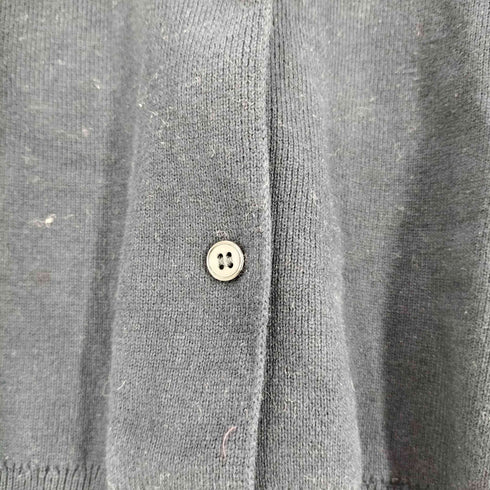 ザラ ZARA コントラストダブルレイヤーポロニットカーディガン レディース import:M