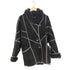 shearing lamb suede ラムスエードパイピングデザインコート レディース 42