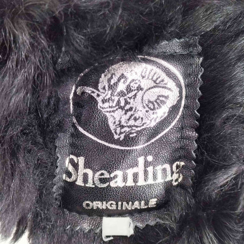 shearing lamb suede ラムスエードパイピングデザインコート レディース 42