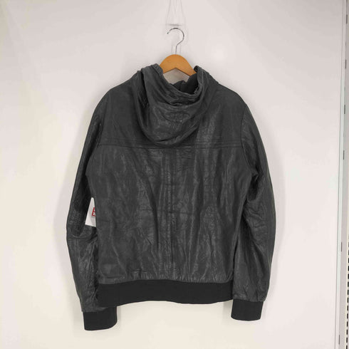 レザー フーデッド ジャケット メンズ JPN:M